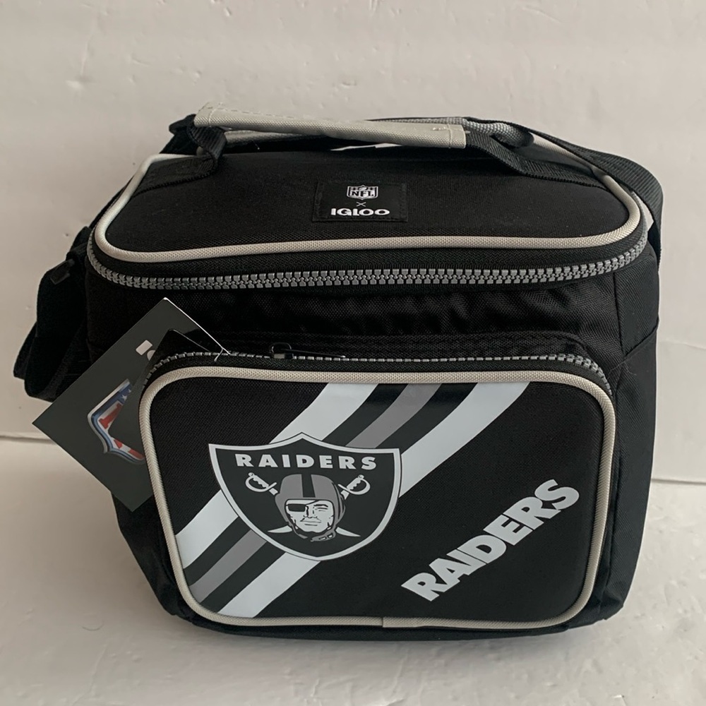 NFL Raiders 9 Can Square Igloo Bag Cooler NWT